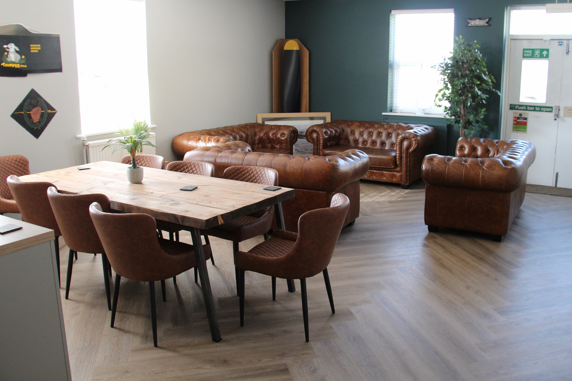 BBMF ‘Lancaster Lounge’ refurbished with Club funding RAF Memorial